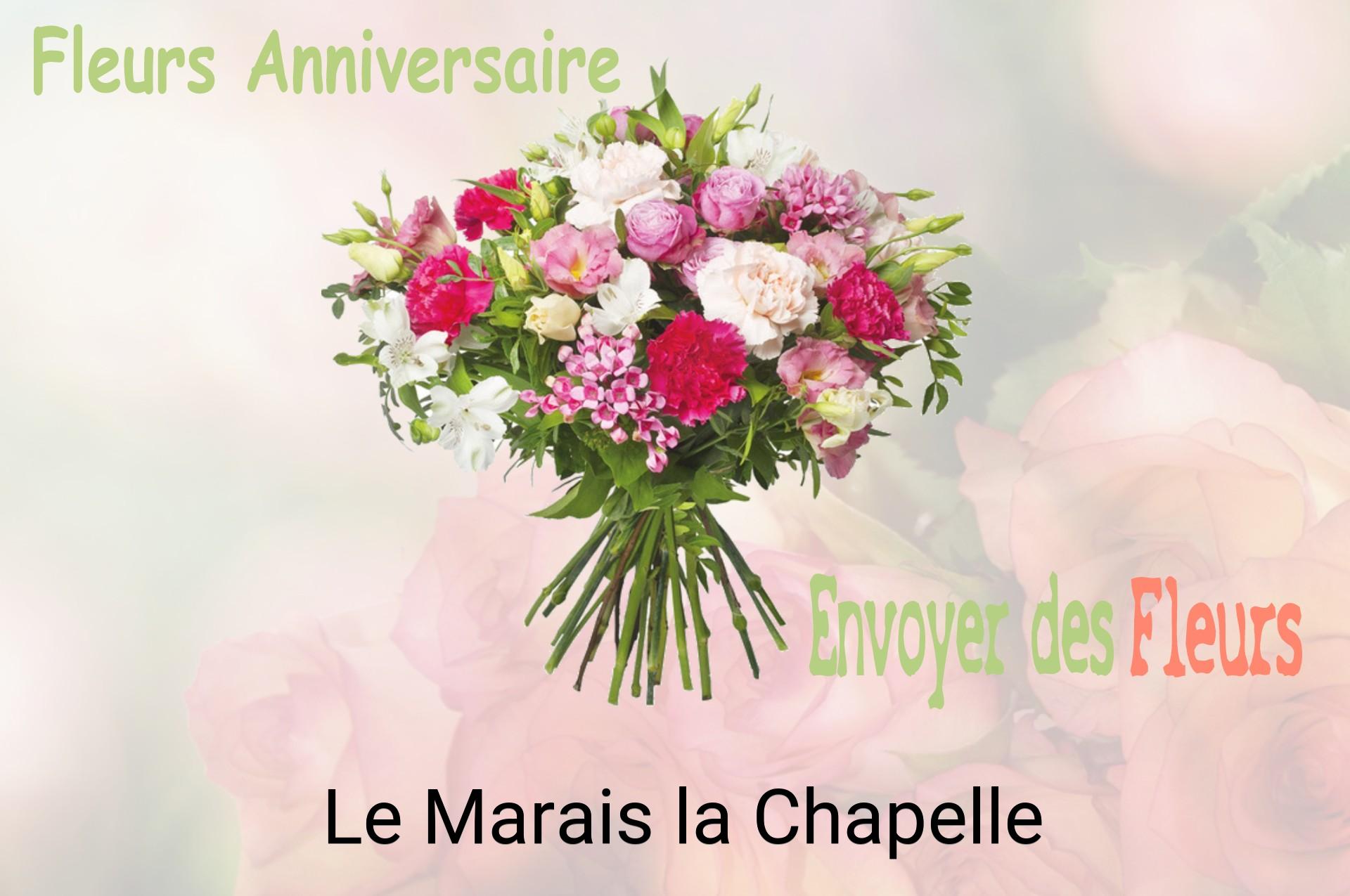 Bouquet de fleurs d’anniversaire livré à Le Marais-la-Chapelle