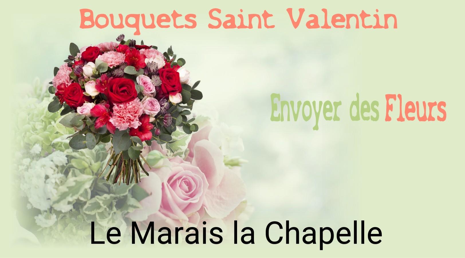Roses de Saint-Valentin livrées à Le Marais-la-Chapelle